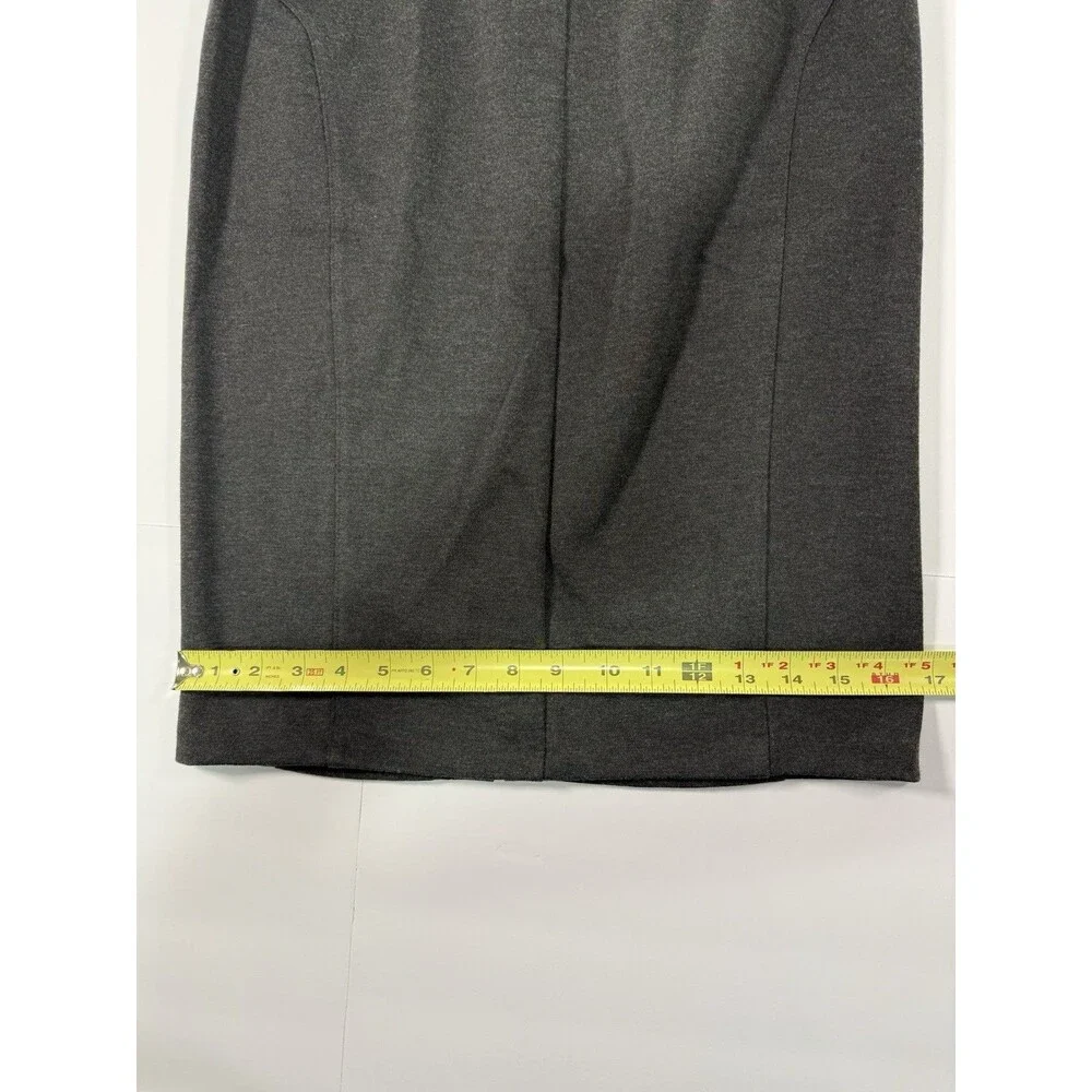 Lot Of 2 Michael Kors Women’s Pencil Skirt Size 6 Gray And Black Knee Length